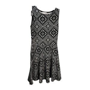 Coveted Clothing Fit And Flare‎ Ethnic Print Dress XS